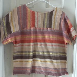 Ace & Jig XS halo poppy tee